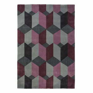 Sivo-fialový koberec Flair Rugs Scope Purple, 160 × 230 cm