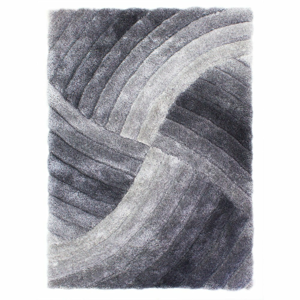 Sivý koberec Flair Rugs Furrow, 160 x 230 cm