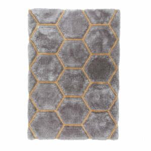 Sivý koberec Flair Rugs Honeycomb, 80 × 150 cm