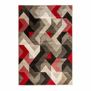Červeno-sivý koberec Flair Rugs Aurora, 160 × 230 cm