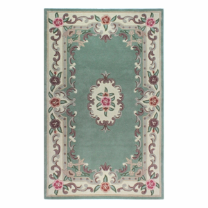 Zelený vlnený koberec Flair Rugs Aubusson, 150 × 240 cm