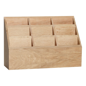 Úložný box z dubového dreva Hübsch Pattio