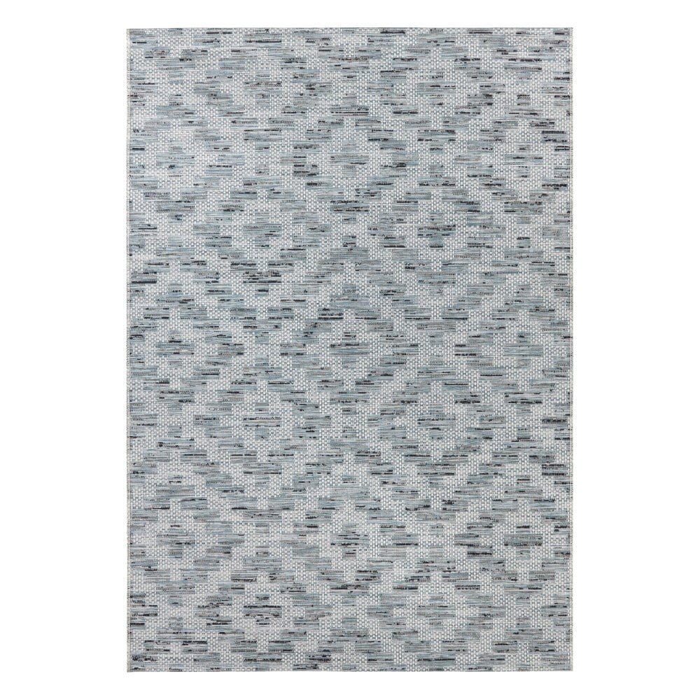 Modro-sivý koberec Elle Decor Curious Creil, 77 × 150 cm