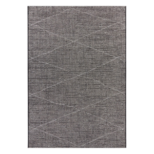 Antracitovosivý koberec Elle Decor Curious Blois, 192 × 290 cm