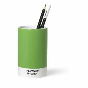 Zelený keramický stojan na ceruzky Pantone