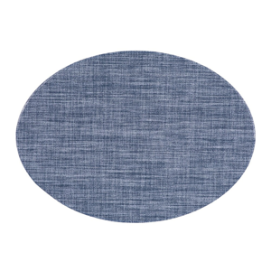 Modré prestieranie Tiseco Home Studio Oval, 46 × 33 cm