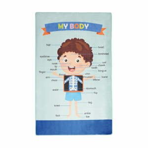 Detský koberec My Body, 100 × 160 cm