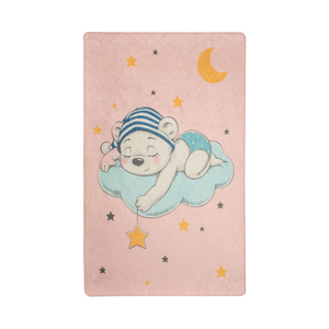 Detský koberec Pink Sleep, 100 × 160 cm