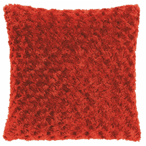 Červený vankúš Tiseco Home Studio Curl, 45 × 45 cm