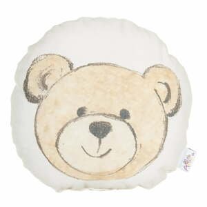 Detský vankúšik s prímesou bavlny Apolena Pillow Toy Bearie, 23 x 23 cm