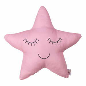 Detský vankúšik s prímesou bavlny v ružovej farbe Apolena Pillow Toy Star, 35 x 35 cm