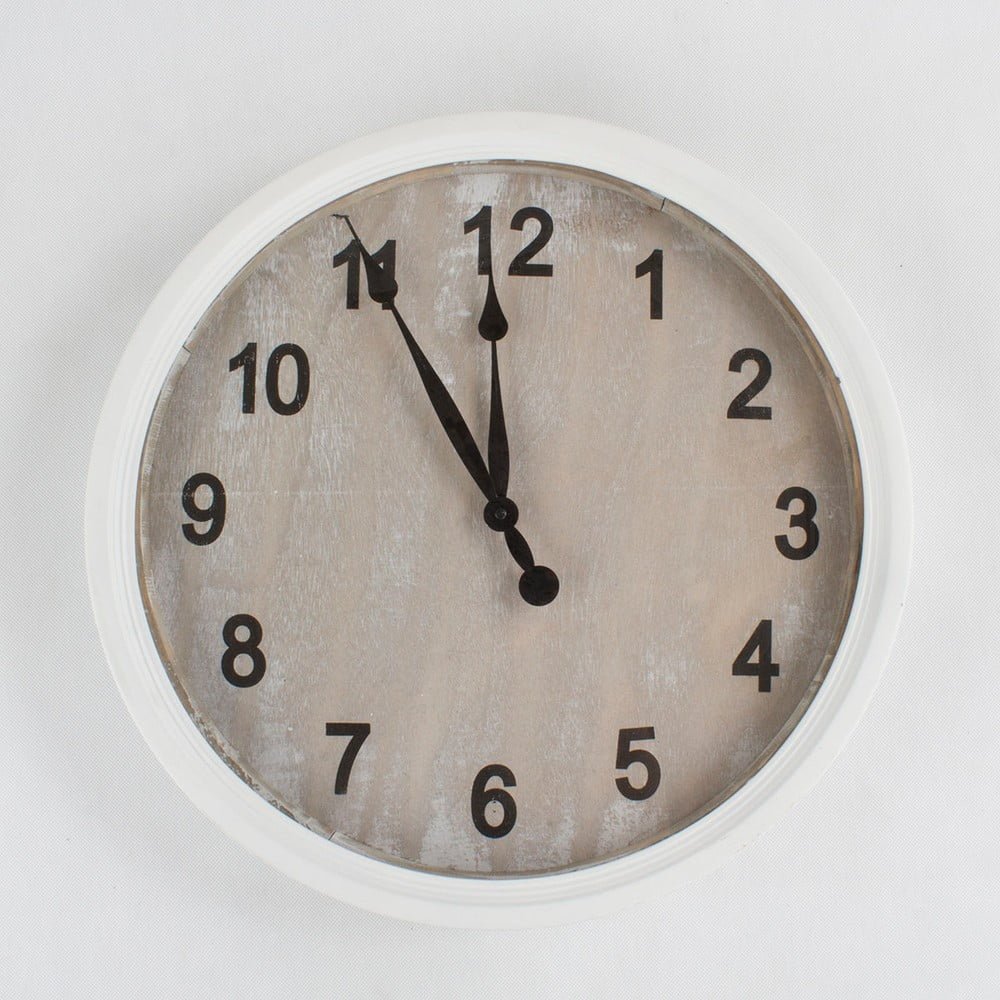 Drevené nástenné hodiny Dakls, ø 50,5 cm
