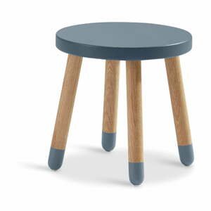 Modrá detská stolička Flexa Play, ø 30 cm