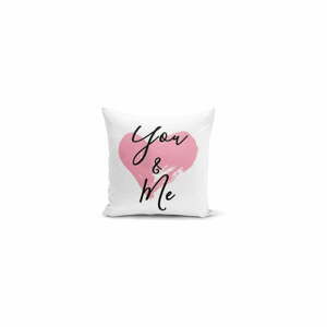 Obliečka na vankúš Minimalist Cushion Covers You & Me Heart, 45 × 45 cm