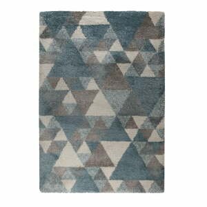 Modro-sivý koberec Flair Rugs Nuru, 160 × 230 cm