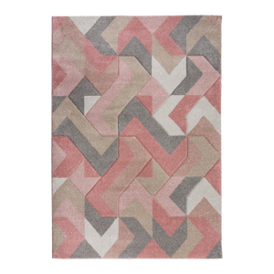 Ružový koberec Flair Rugs Aurora, 120 × 170 cm