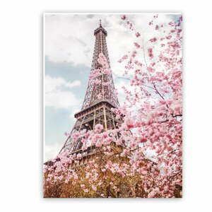 Obraz na plátne Styler Romantic Eiffel, 100 x 75 cm