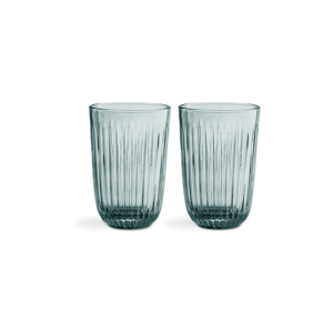 Sada 2 zelených sklenených pohárov Kähler Design Hammershoi, 330 ml