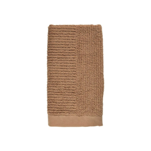 Jantárovohnedý uterák zo 100% bavlny Zone Classic Amber, 50 × 100 cm