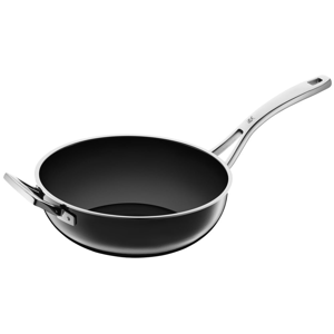 Čierny wok WMF Fusiontec WOK+, ø 28 cm