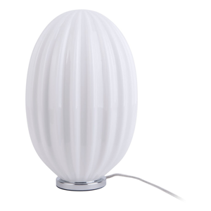 Biela stolová lampa Leitmotiv Smart, výška 31 cm