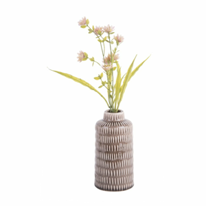 Hnedá keramická váza PT LIVING Nostalgia, výška 17,5 cm