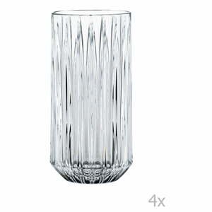 Sada 4 vysokých pohárov z krištáľového skla Nachtmann Jules Longdrink, 375 ml
