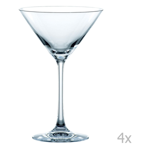 Súprava 4 pohárov na Martini z krištáľového skla Nachtmann Vivendi Premium Martini Set, 195 ml