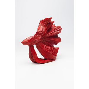 Červená dekoratívne socha Kare Design Betta Fish