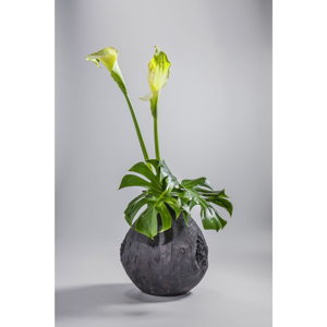 Čierna váza Kare Design Elemento, výška 41 cm