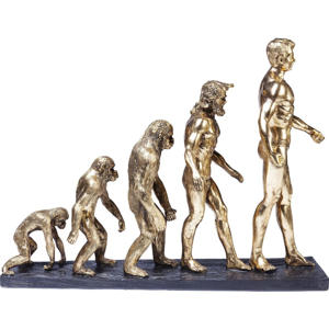 Dekoratívne sošky v zlatej farbe Kare Design Evolution