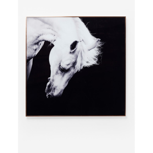 Obraz v ráme Kare Design Proud Horse, 100 × 100 cm