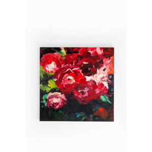 Obraz Kare Design Roses, 100 × 100 cm