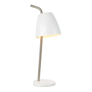 Biela stolová lampa Markslöjd Spin Table White