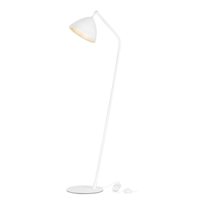 Biela voľne stojacia lampa Markslöjd Dagmar Uno Floor White