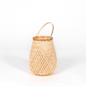 Bambusový lampáš Compactor Bamboo Lantern, ⌀ 18 cm