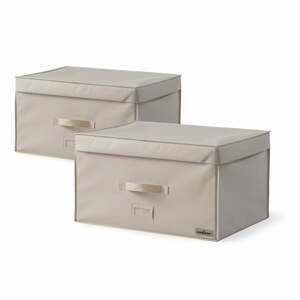 Sada 2 úložných boxov na oblečenie Compactor Family Trunks, 150 l