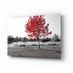 Sklenený obraz Insigne Red Tree