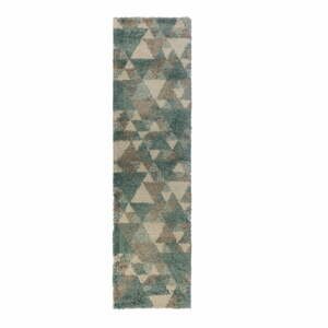 Sivo-modrý koberec Flair Rugs Nuru, 60 x 230 cm