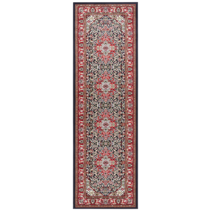Červeno-modrý koberec Nouristan Skazar Isfahan, 80 x 250 cm