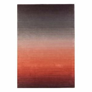 Červeno-sivý koberec Asiatic Carpets Ombre, 120 x 170 cm