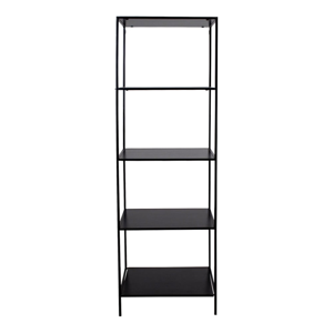 Čierna knižnica House Nordic Vita Shelf, 51 x 170 m