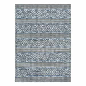 Modrý vonkajší koberec Universal Cork Lines, 115 x 170 cm