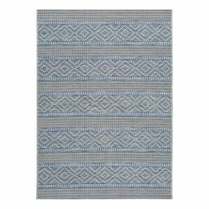 Modrý vonkajší koberec Universal Cork Lines, 155 x 230 cm