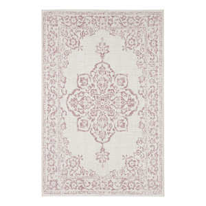 Červeno-krémový vonkajší koberec NORTHRUGS Tilos, 200 x 290 cm