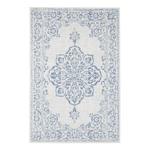 Modro-krémový vonkajší koberec Bougari Tilos, 120 x 170 cm