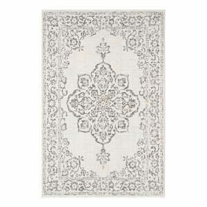 Sivo-krémový vonkajší koberec Bougari Tilos, 120 x 170 cm