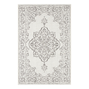 Sivo-krémový vonkajší koberec Bougari Tilos, 200 x 290 cm