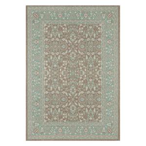Zeleno-hnedý vonkajší koberec NORTHRUGS Konya, 200 x 290 cm