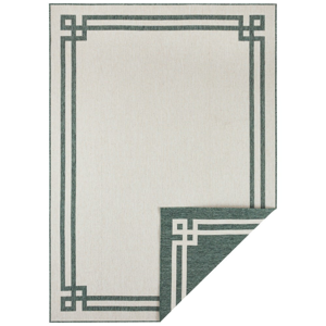 Zeleno-krémový vonkajší koberec NORTHRUGS Manito, 80 x 150 cm